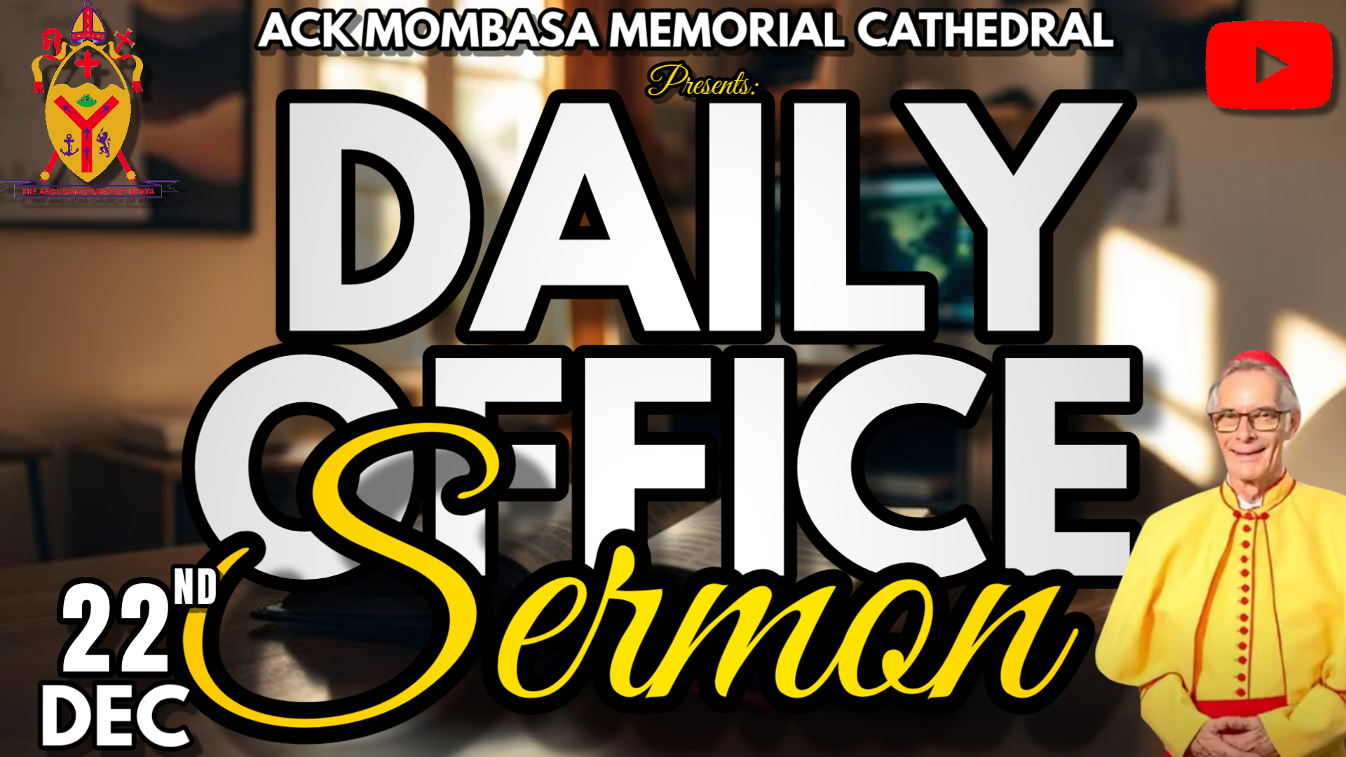 OFFICE SERMON: NOTHING STOPS GOD'S PLAN